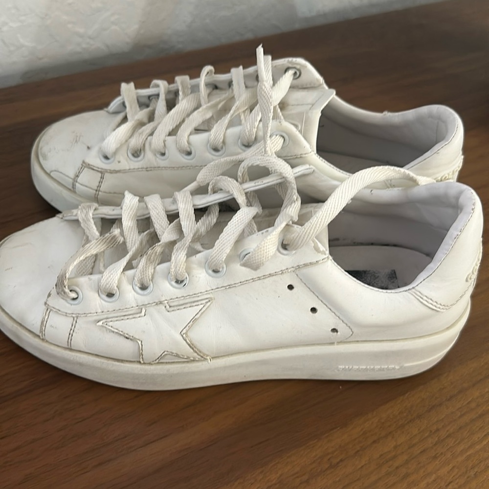 Golden Goose white shoes size 36